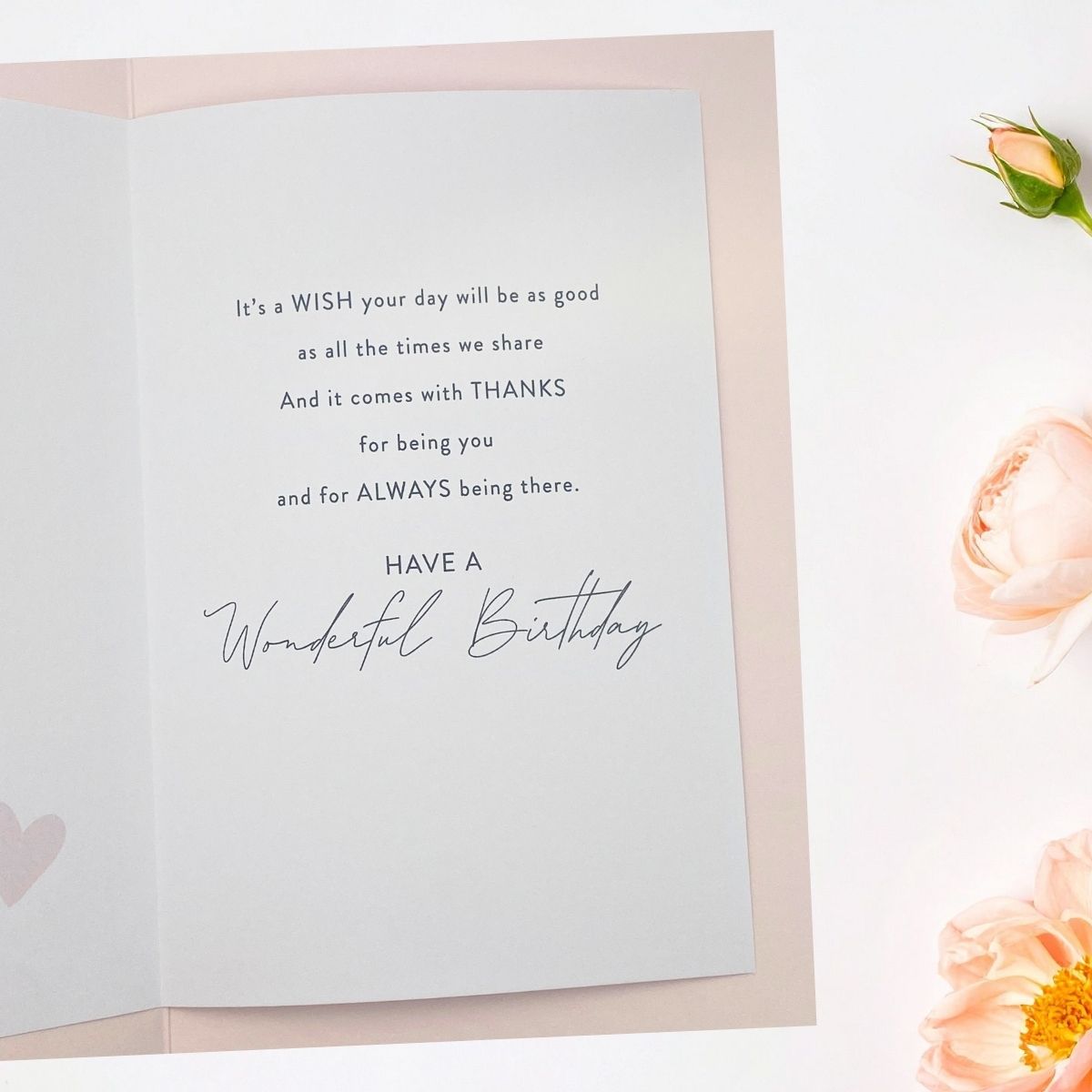 Friend Birthday Card - Floral Envelope