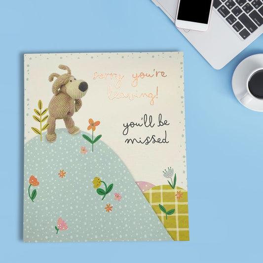 Sorry You're Leaving Card - Boofle Bear You'll Be Missed