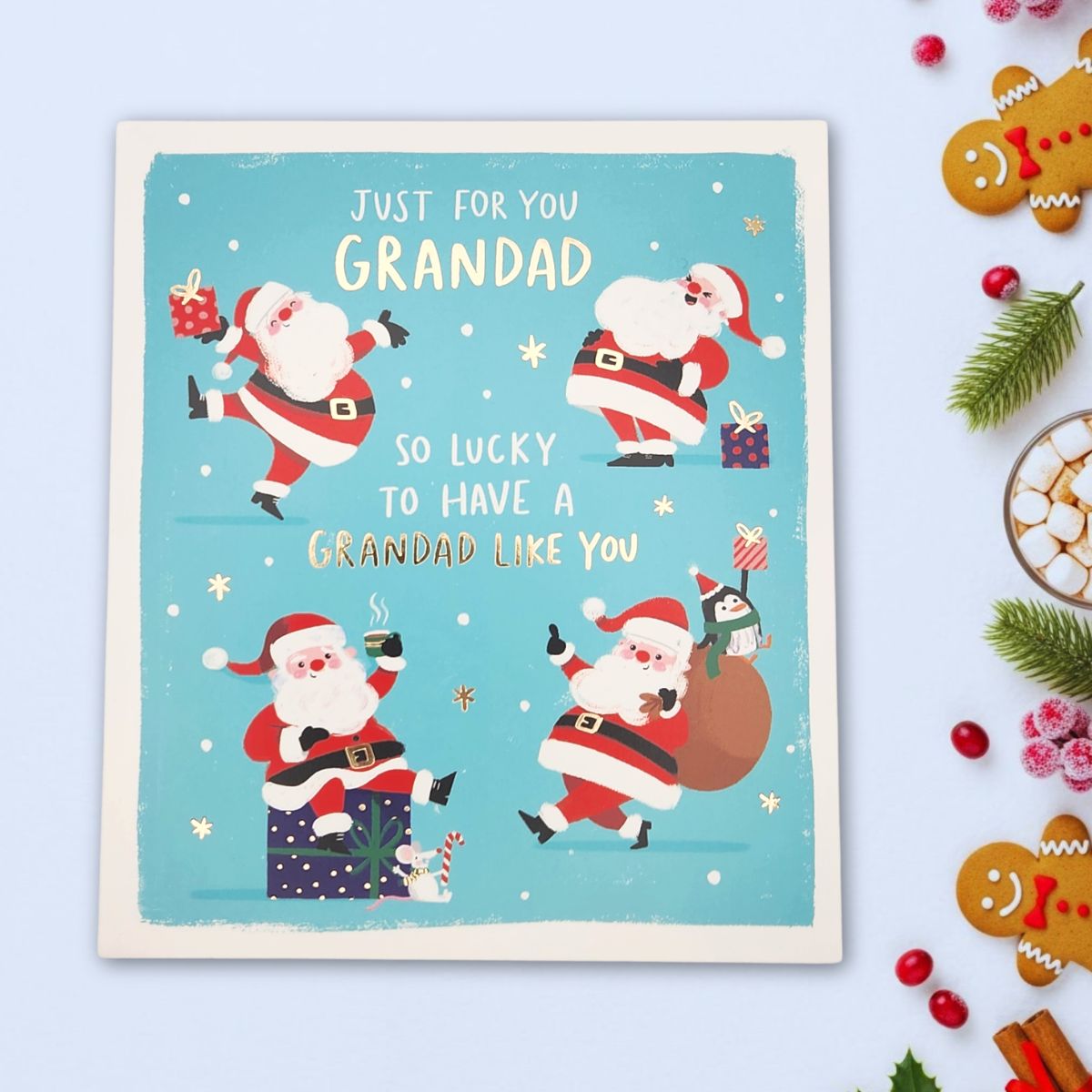 Grandad Christmas Card - Santa Like You