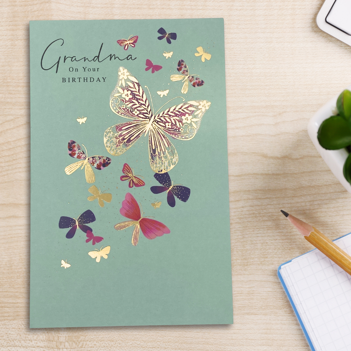 Grandma Birthday Card - Butterflies