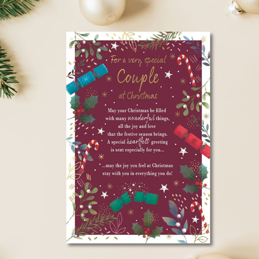 Special Couple Christmas Card - Most Especially For You