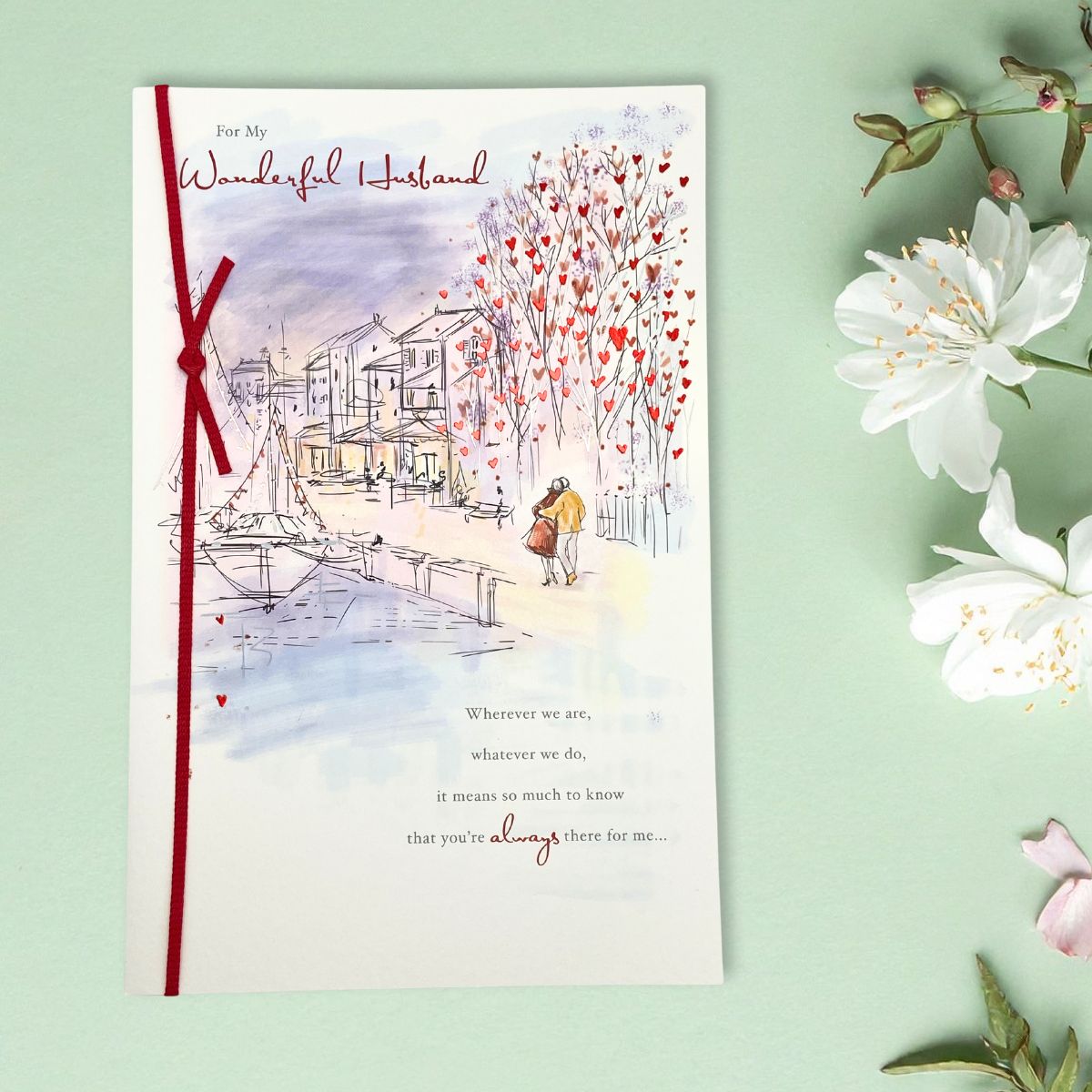 Husband Valentine's Day Large Card - Artist's Notebook