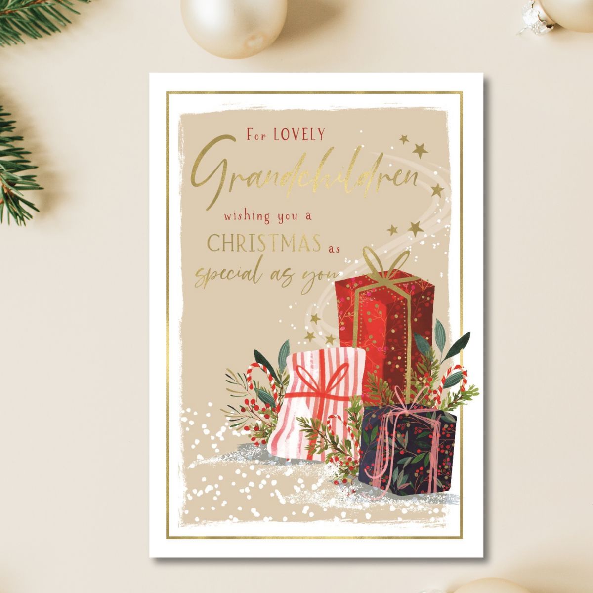 Grandchildren Christmas Card - Skylight