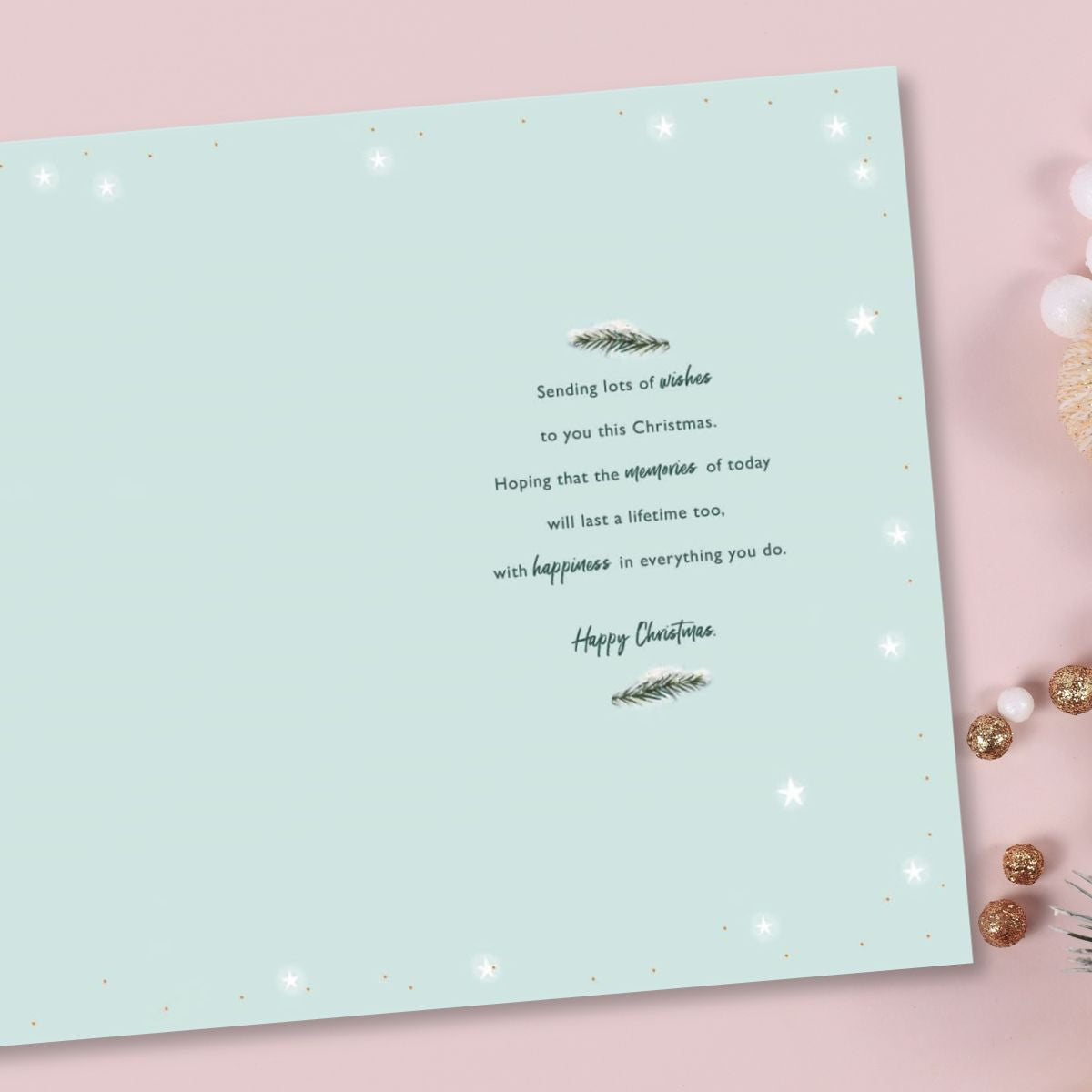 Granddaughter Christmas Card - Just For You