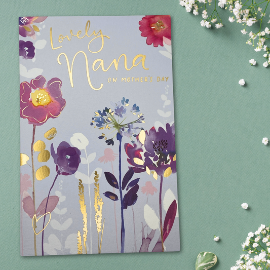 Nana Mother's Day Card - Tall Blooms