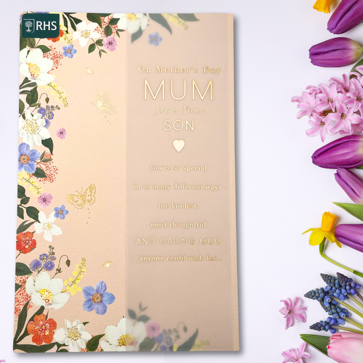 From Your Son on Mother's Day Card - Large RHS