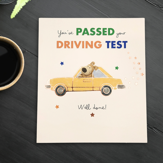 Driving Test Pass Card - Boofle Well Done