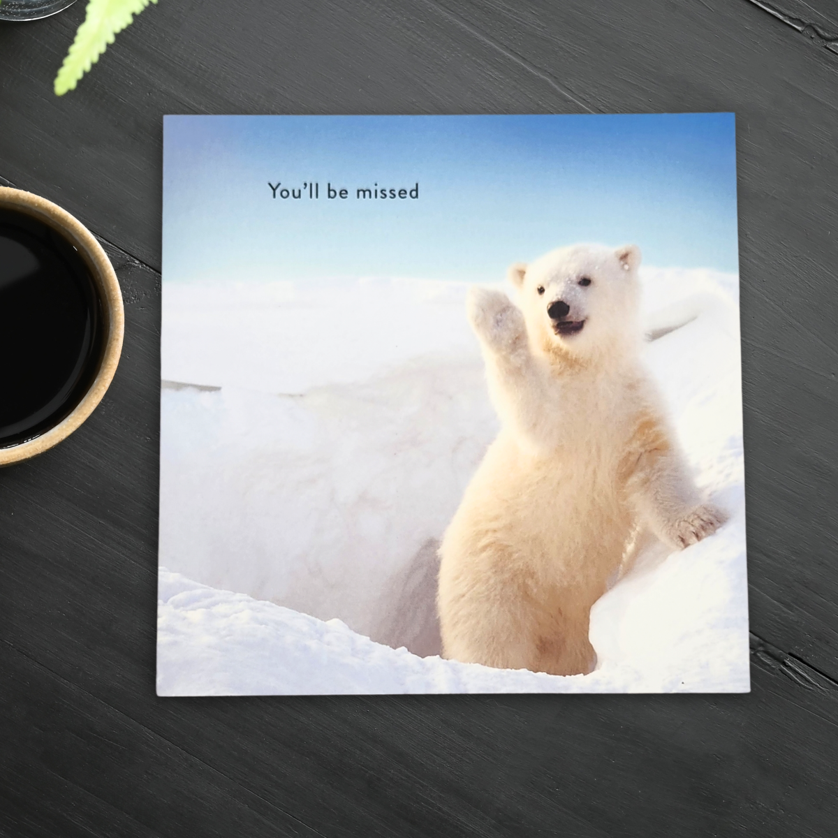 Goodbye Card - You'll Be Missed Polar Bear