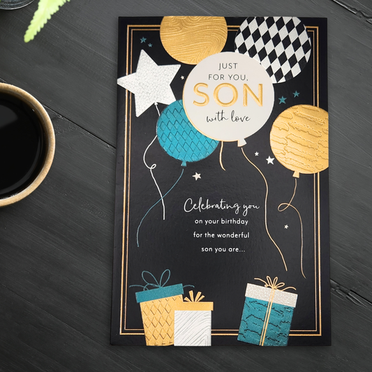 Son Birthday Card - Celebrating You...