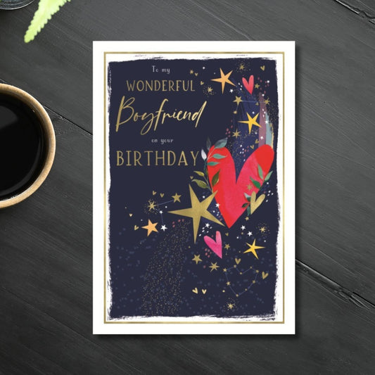 Boyfriend Birthday Card - Skylight Stars