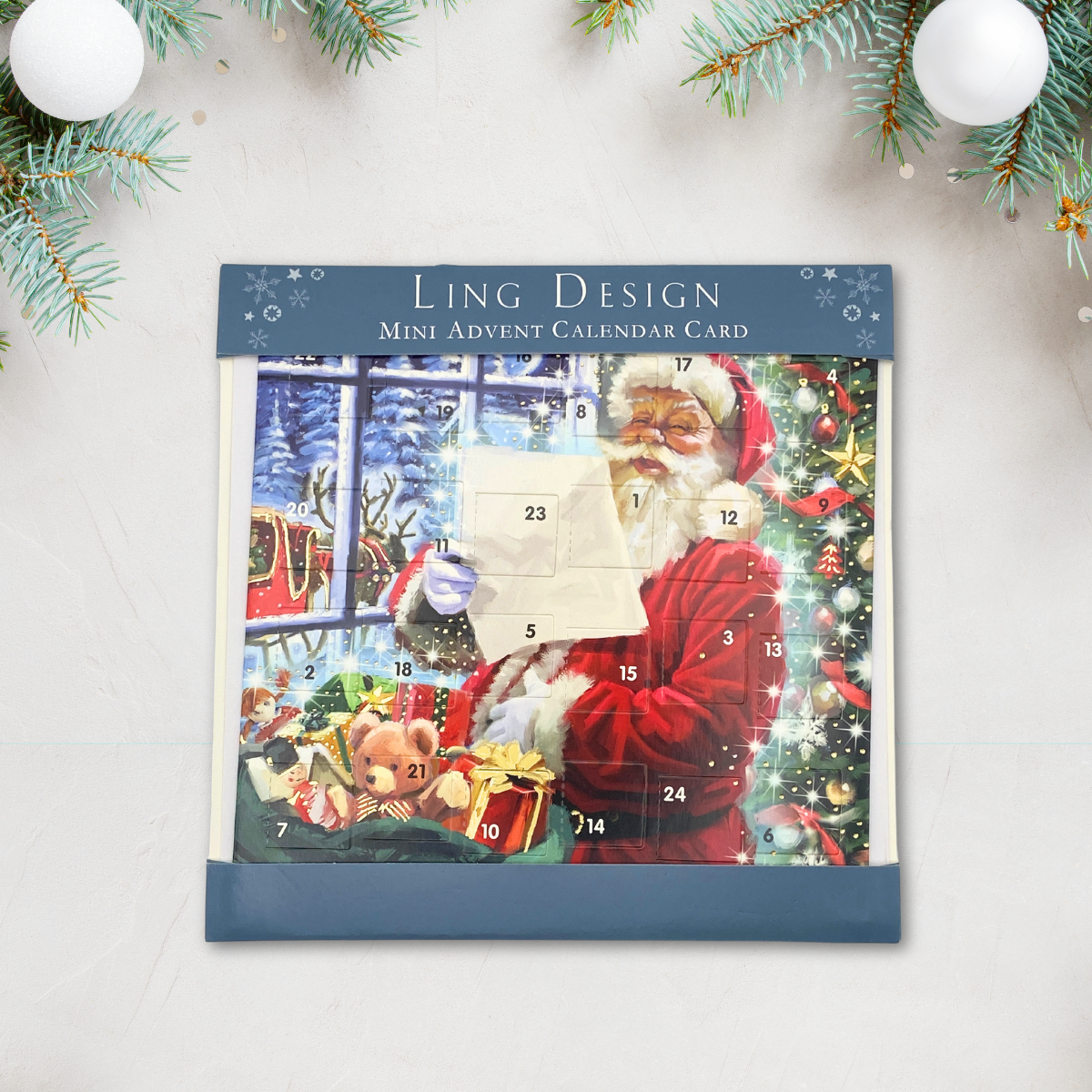 Advent Calendar Mini - Santa & List