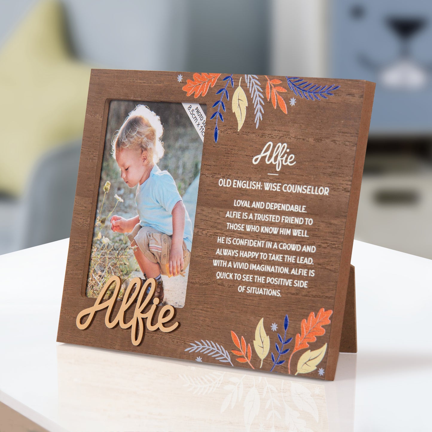 Personalised Kids Picture Frame - Alfie