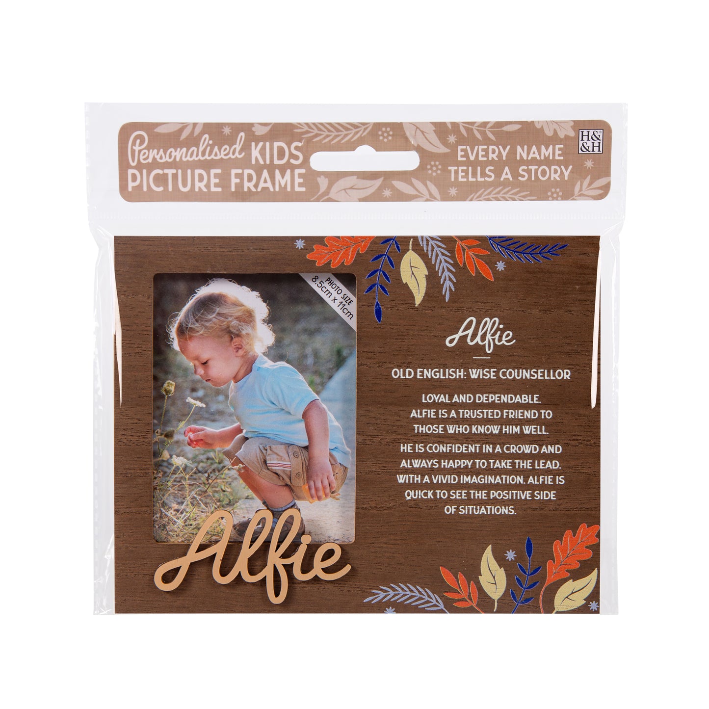 Personalised Kids Picture Frame - Alfie