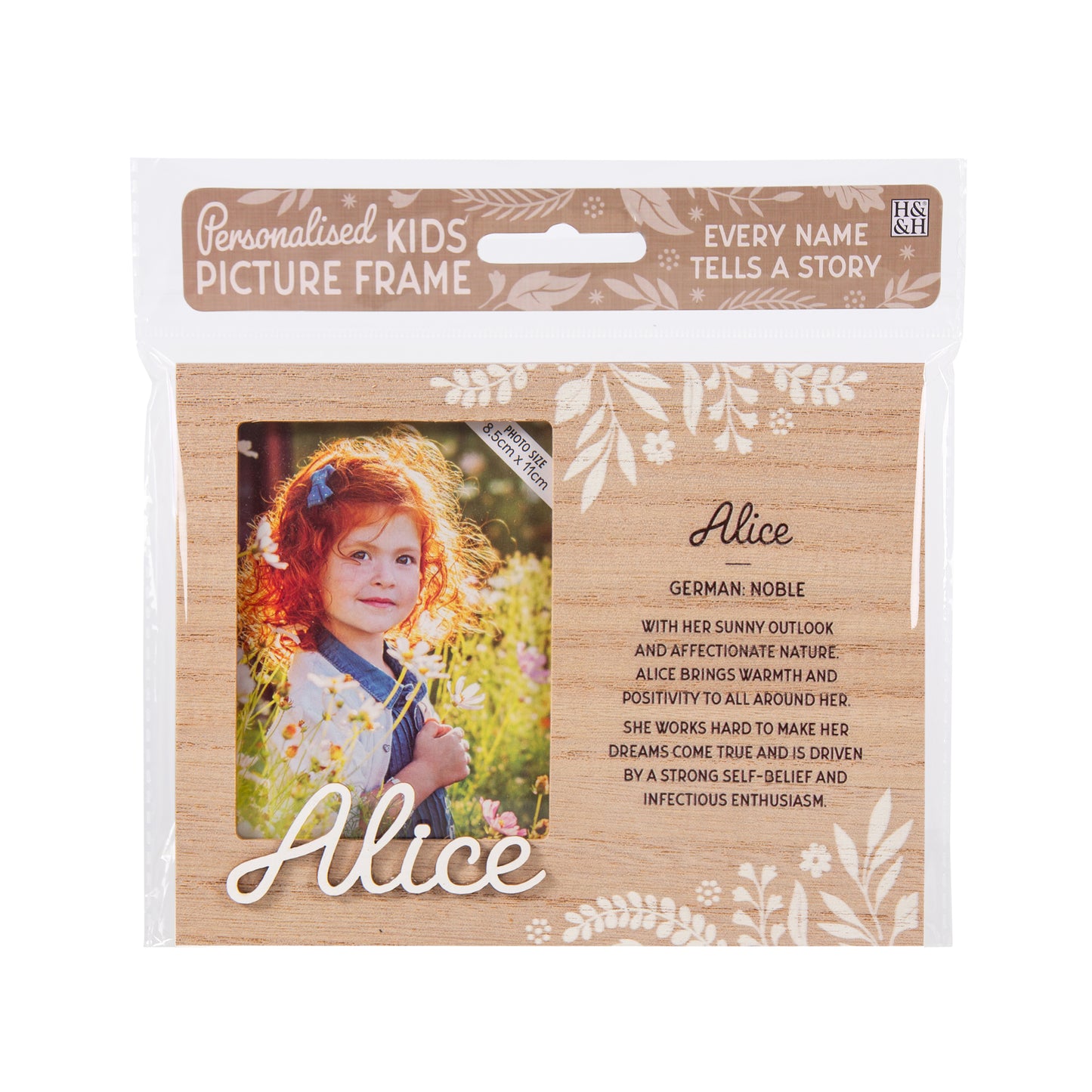 Personalised Kids Picture Frame - Alice