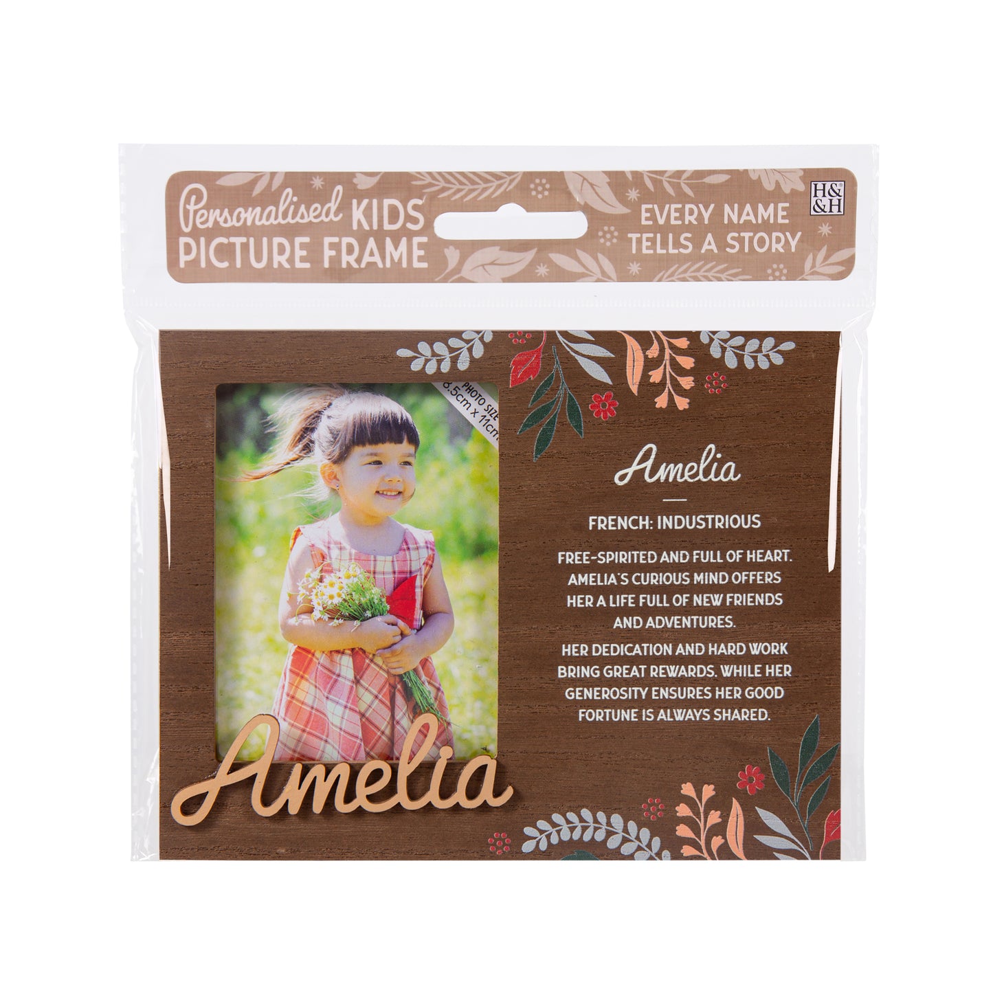 Personalised Kids Picture Frame - Amelia