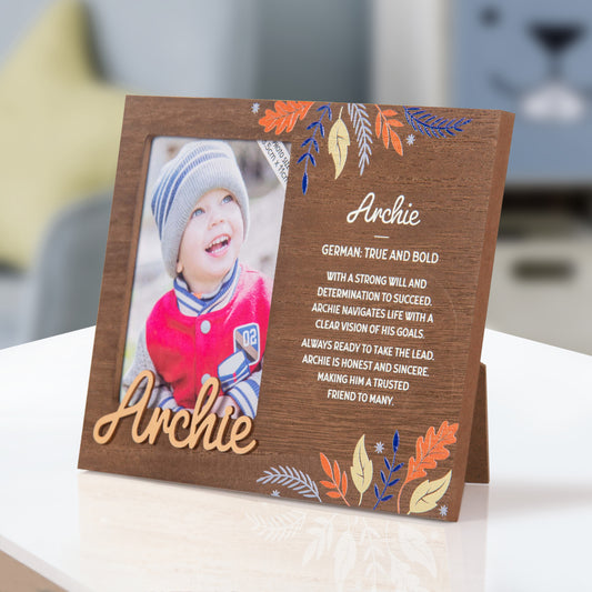 Personalised Kids Picture Frame - Archie