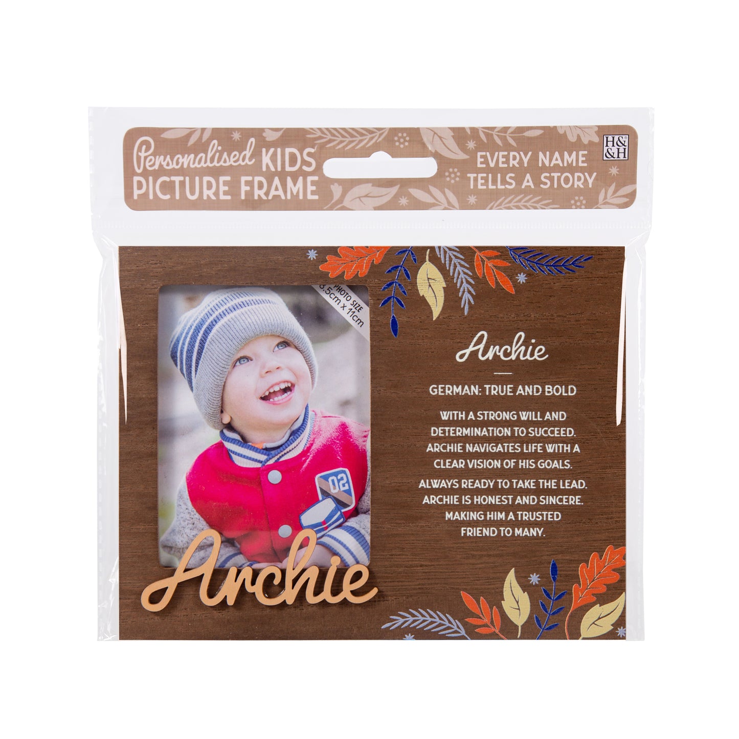 Personalised Kids Picture Frame - Archie