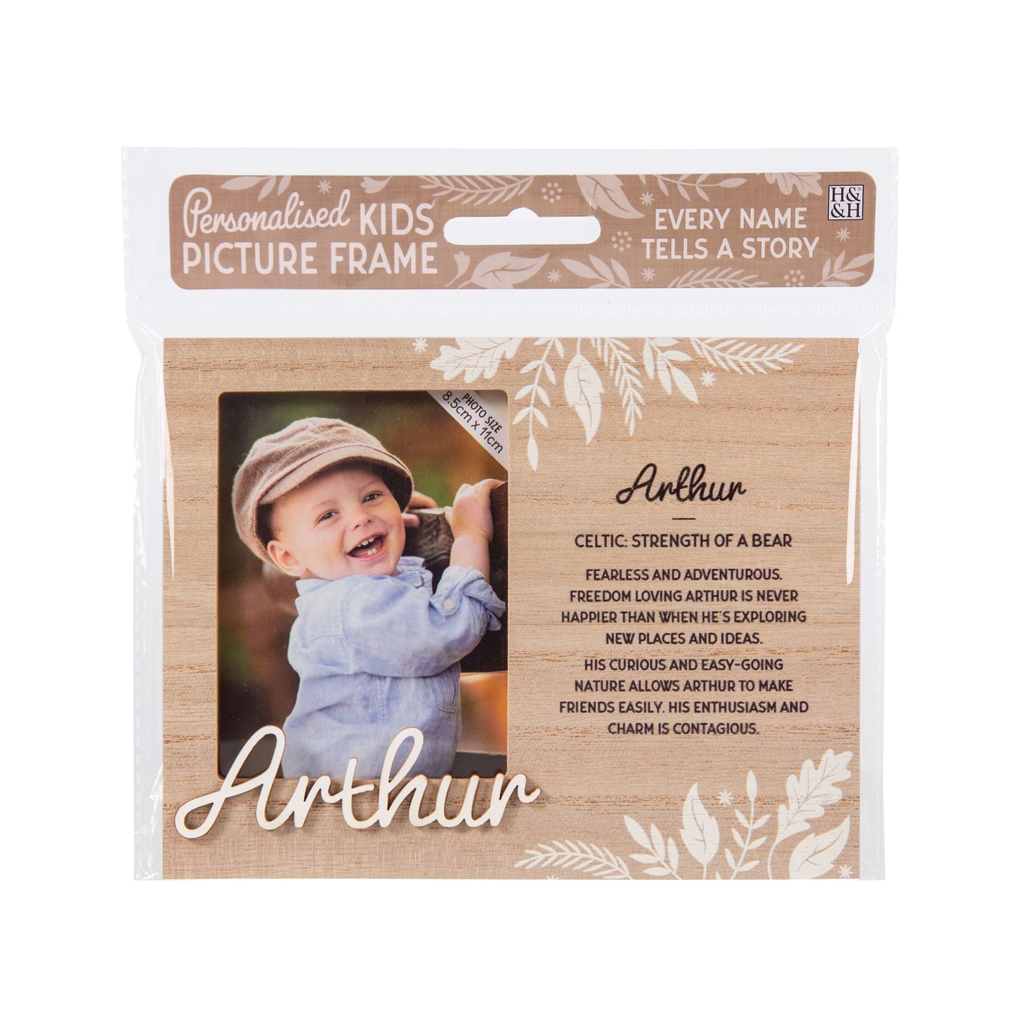 Personalised Kids Picture Frame - Arthur