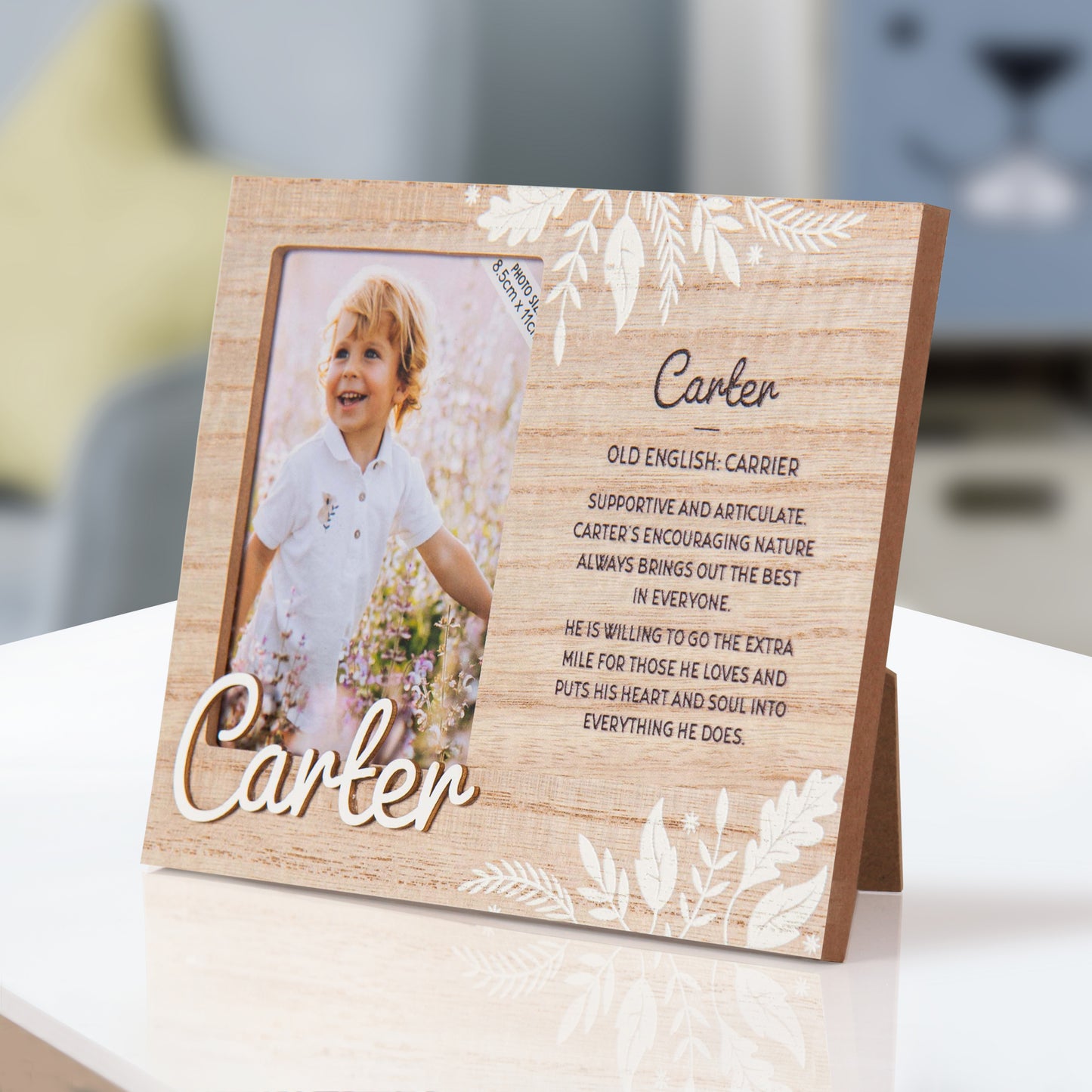 Personalised Kids Picture Frame - Carter