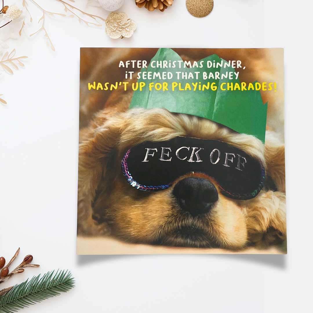 Funny Christmas Card - Virtual Safari Charades