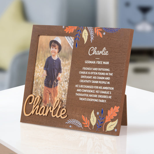 Personalised Kids Picture Frame - Charlie