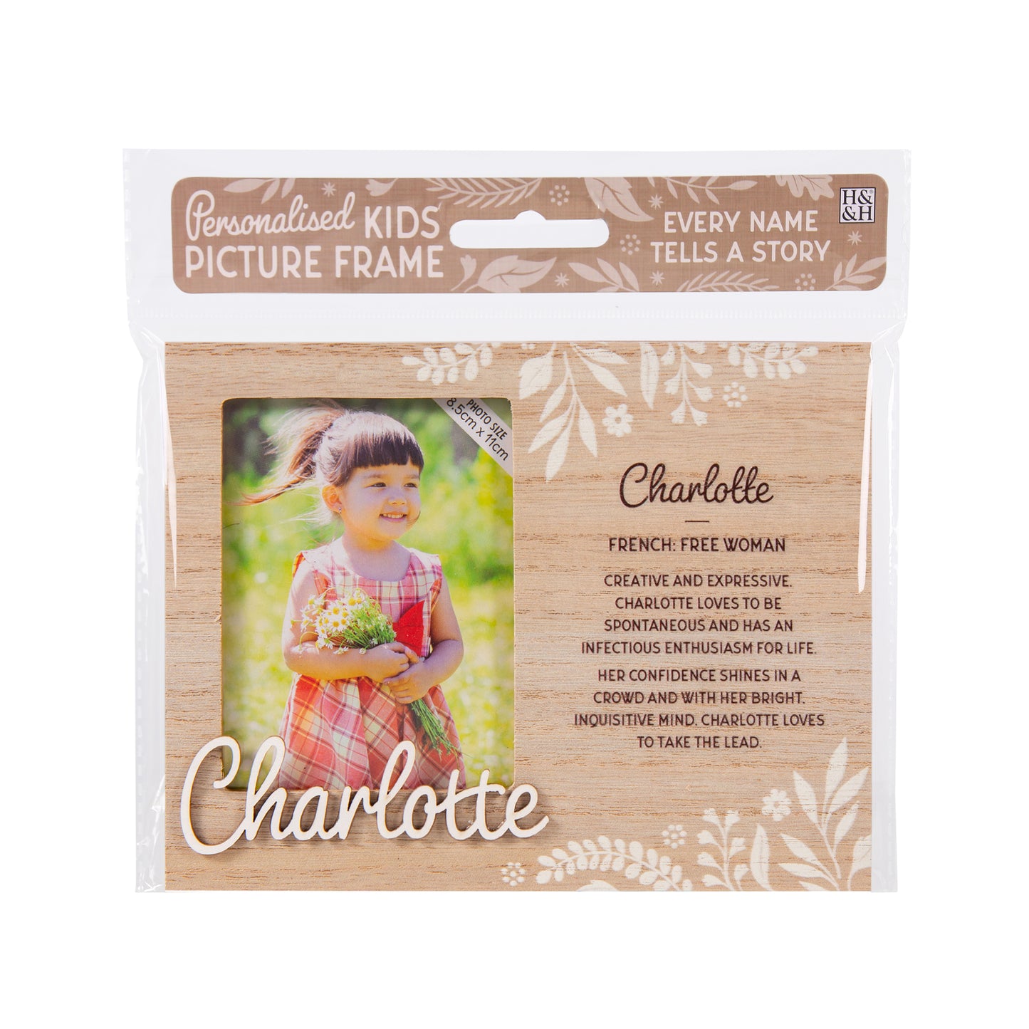 Personalised Kids Picture Frame - Charlotte