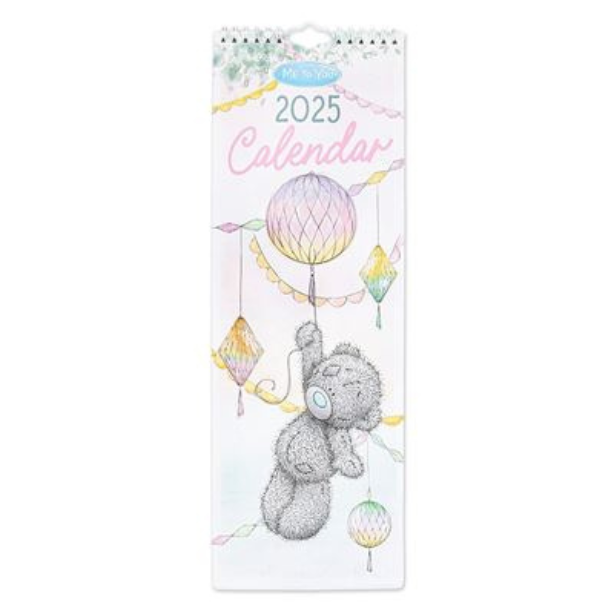 Me To You Slim Calendar 2025 - Tatty Teddy Balloon