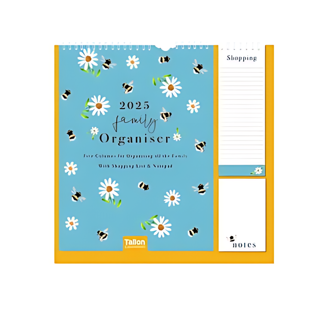 Family Organiser 2025 - Daisies & Bumble Bees