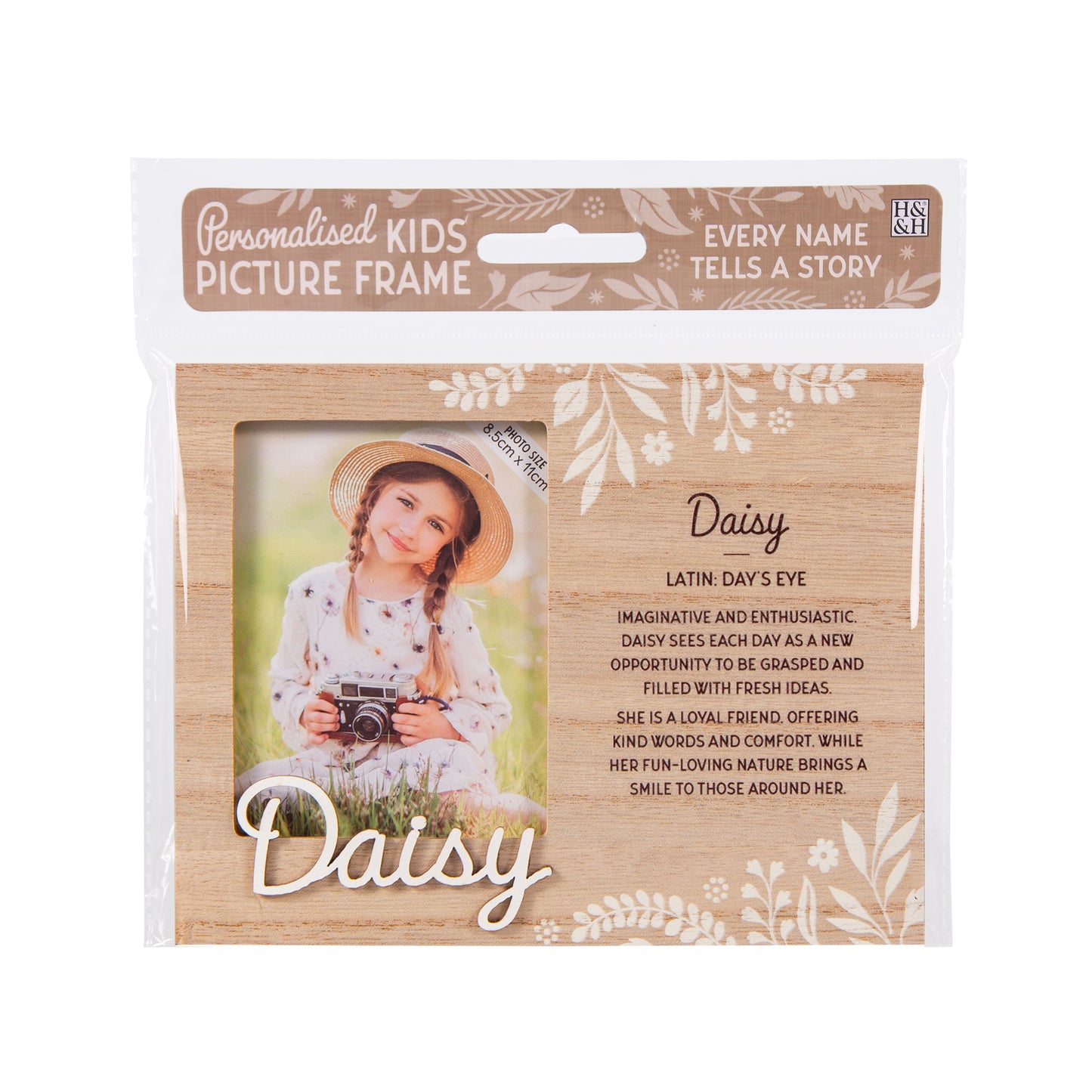 Personalised Kids Picture Frame - Daisy