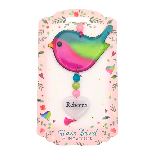 Glass Bird Suncatcher - Rebecca