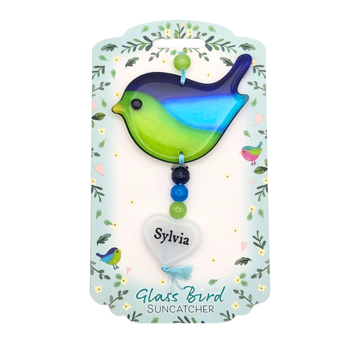 Glass Bird Suncatcher - Sylvia