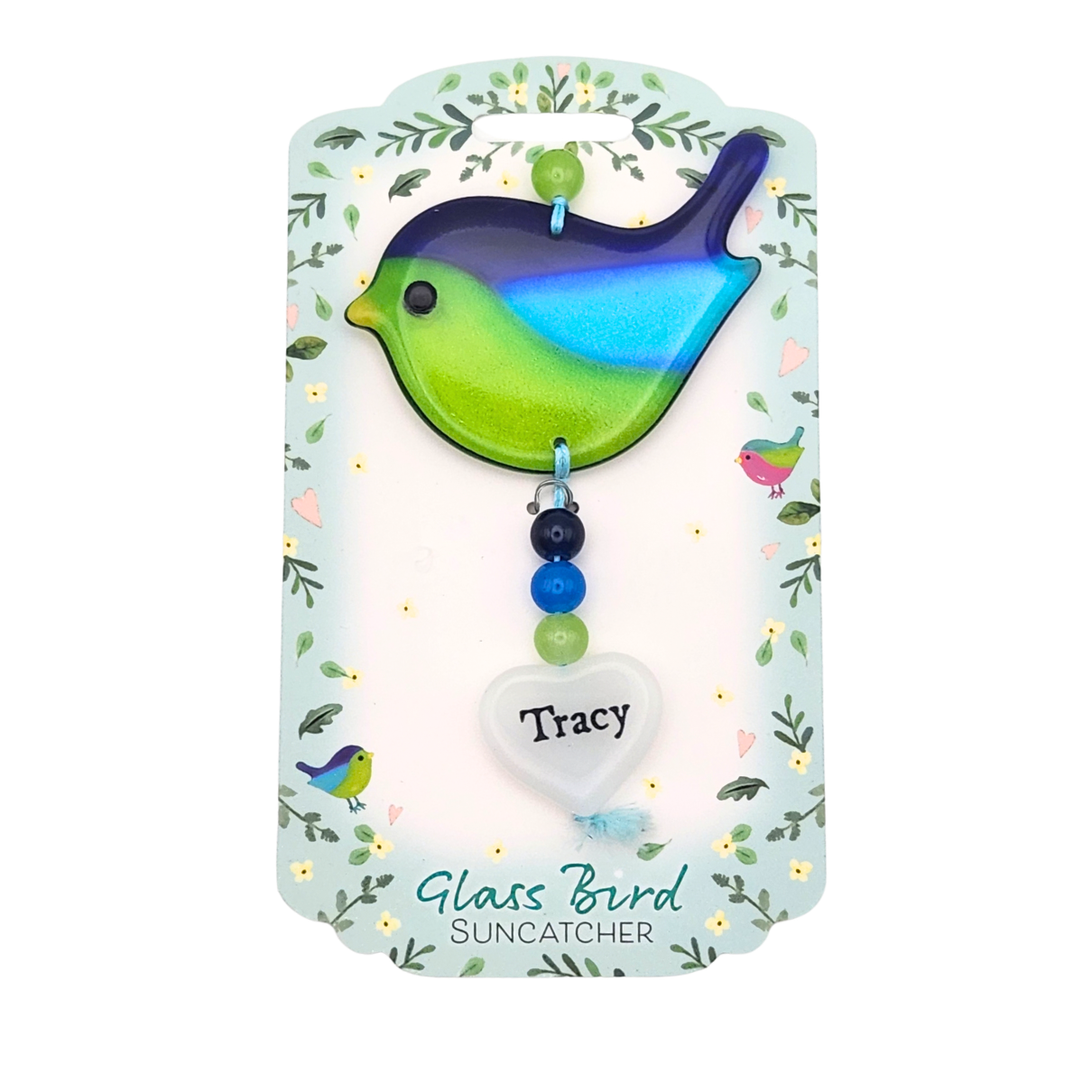 Glass Bird Suncatcher - Tracy