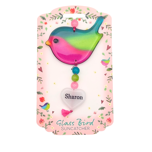 Glass Bird Suncatcher - Sharon