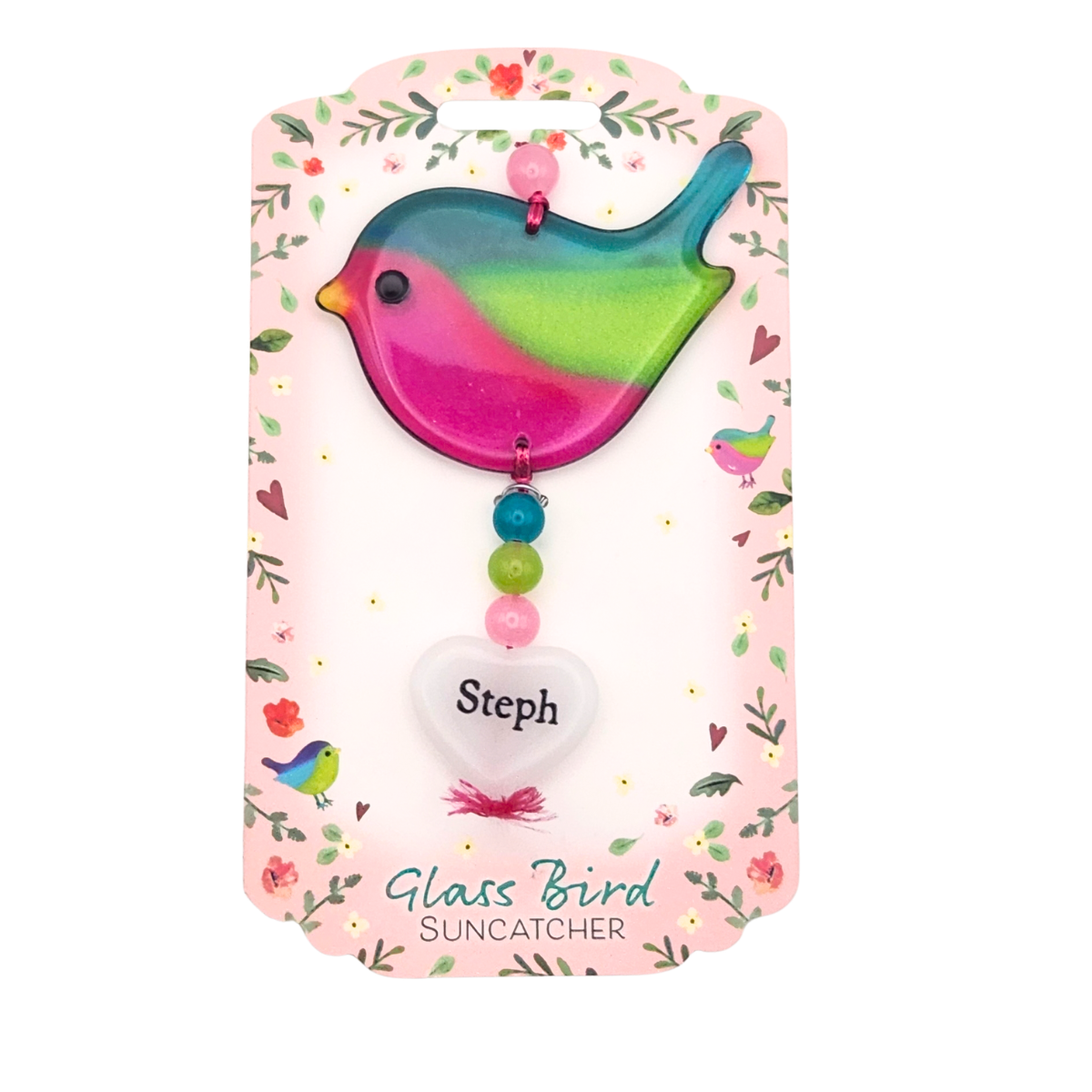 Glass Bird Suncatcher - Steph