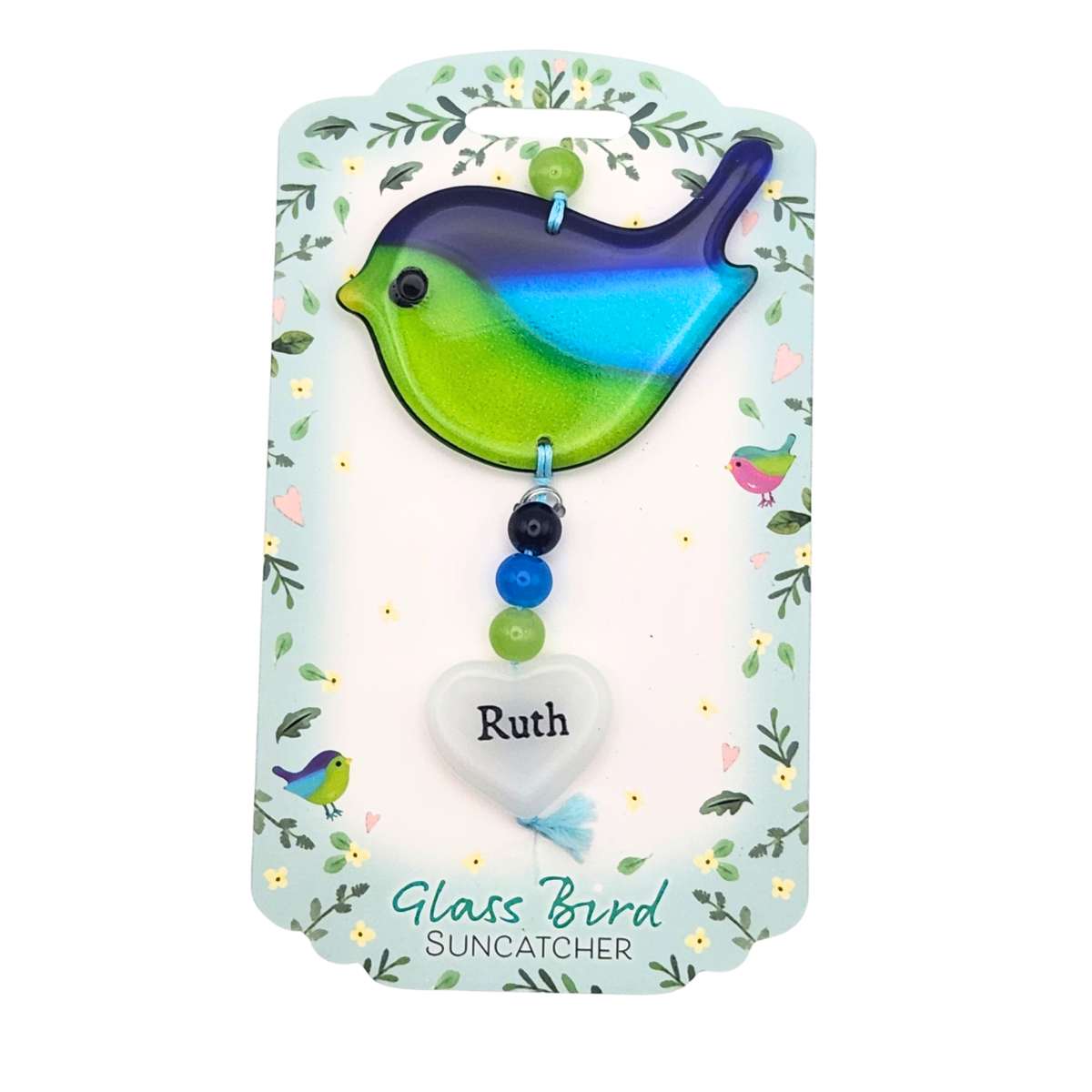 Glass Bird Suncatcher - Ruth