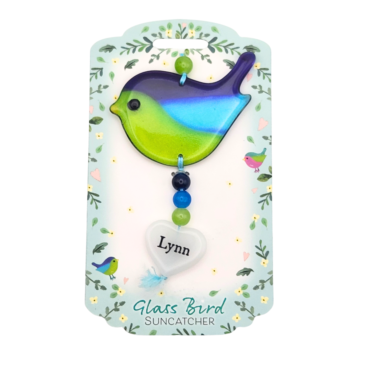 Glass Bird Suncatcher - Lynn