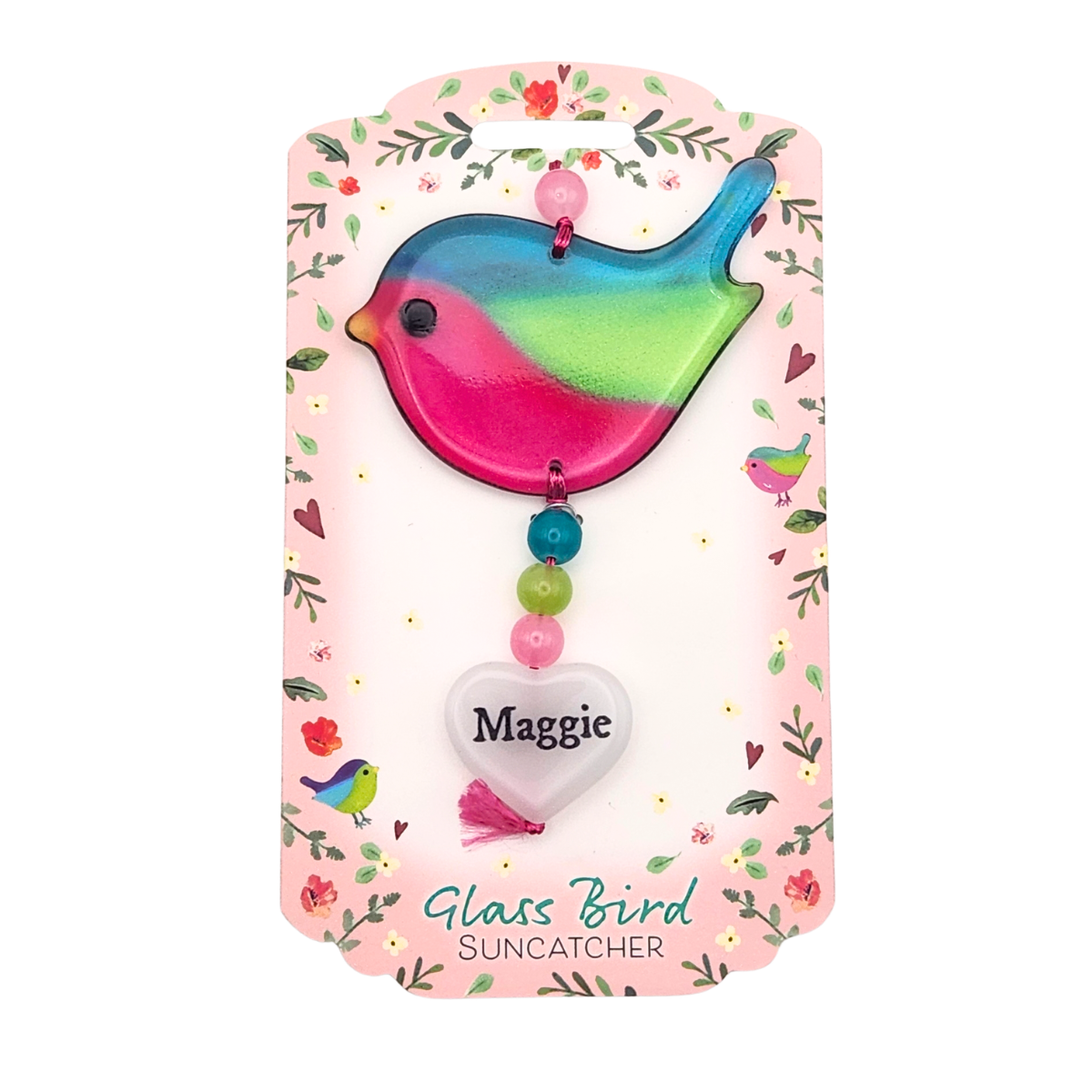 Glass Bird Suncatcher - Maggie