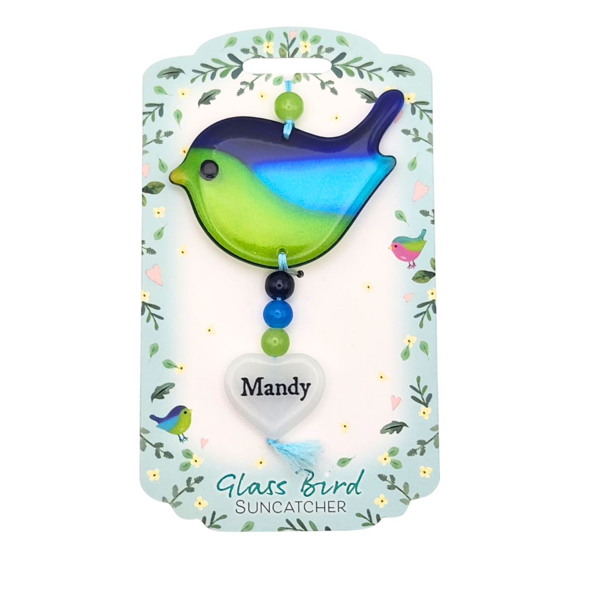 Glass Bird Suncatcher - Mandy