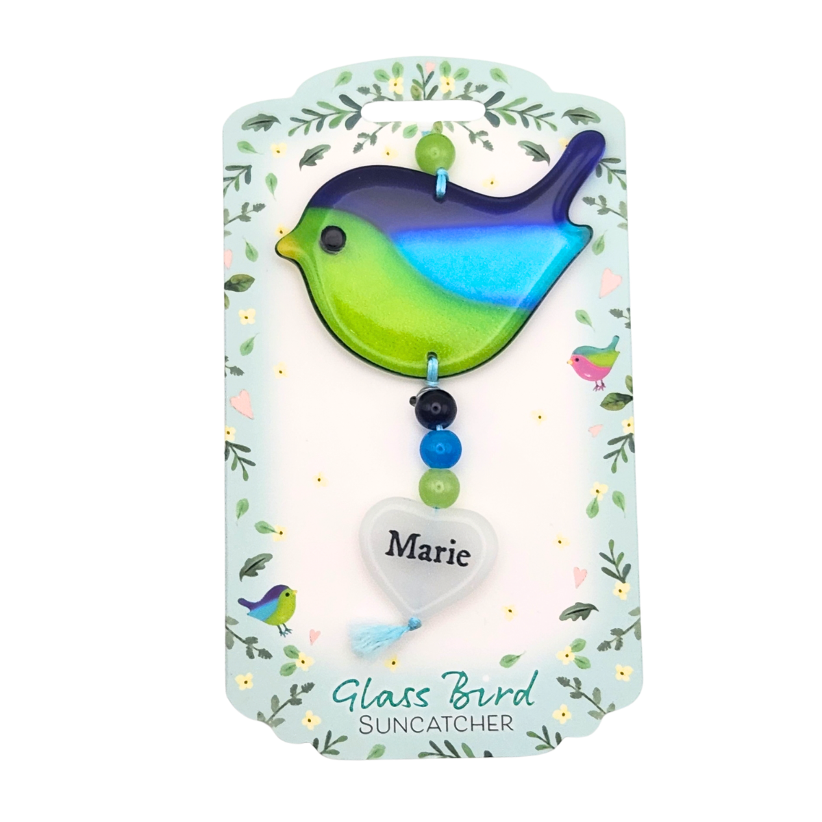 Glass Bird Suncatcher - Marie
