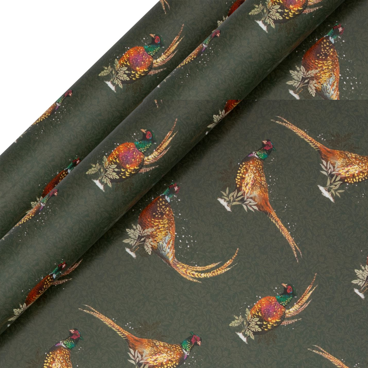Christmas Rollwrap Collection - 2 x 4M Jolly Pheasants