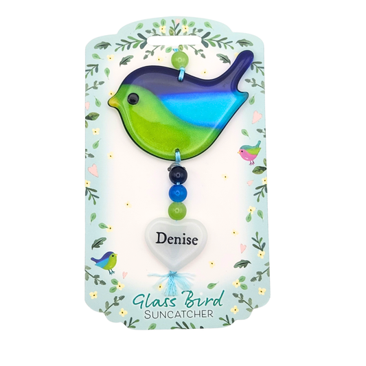 Glass Bird Suncatcher - Denise