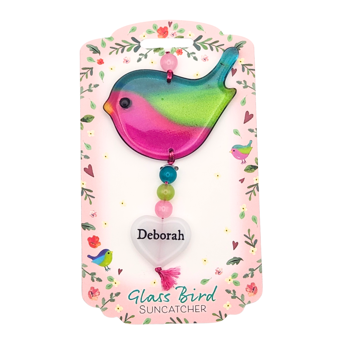 Glass Bird Suncatcher - Deborah