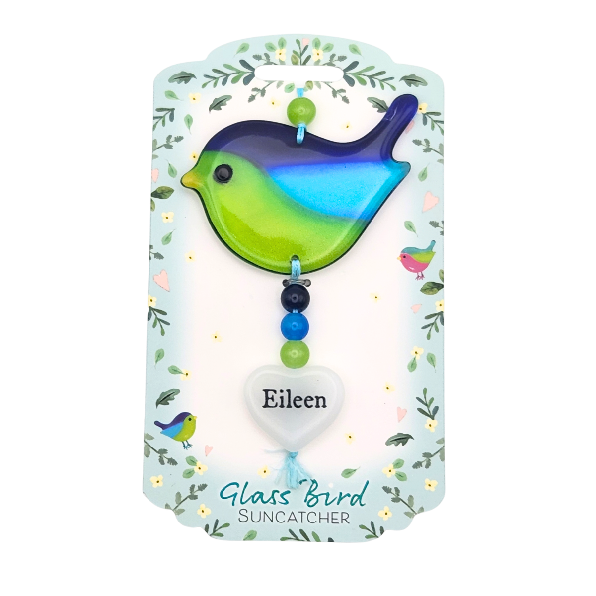 Glass Bird Suncatcher - Eileen