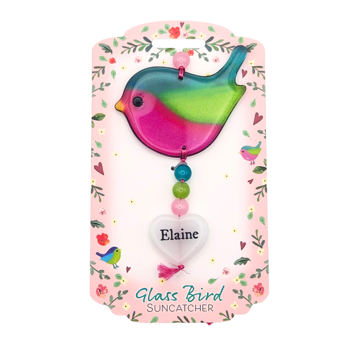 Glass Bird Suncatcher - Elaine