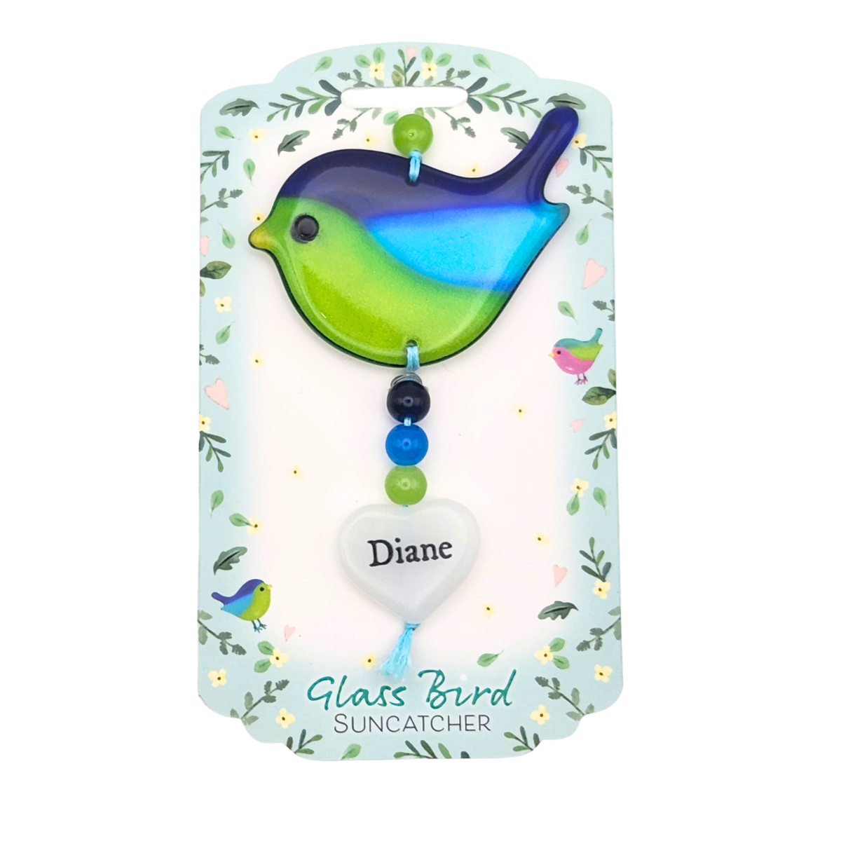 Glass Bird Suncatcher - Diane