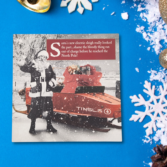 Funny Christmas Card - Morphed North Pole