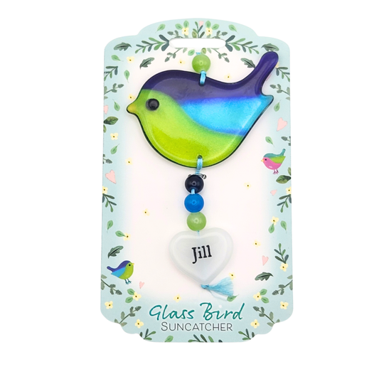 Glass Bird Suncatcher - Jill