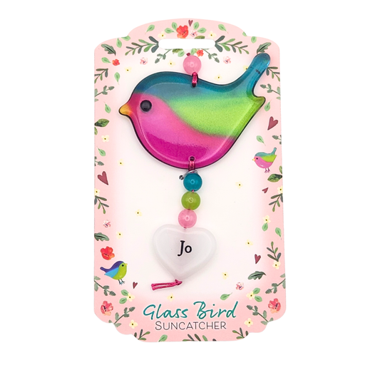 Glass Bird Suncatcher - Jo