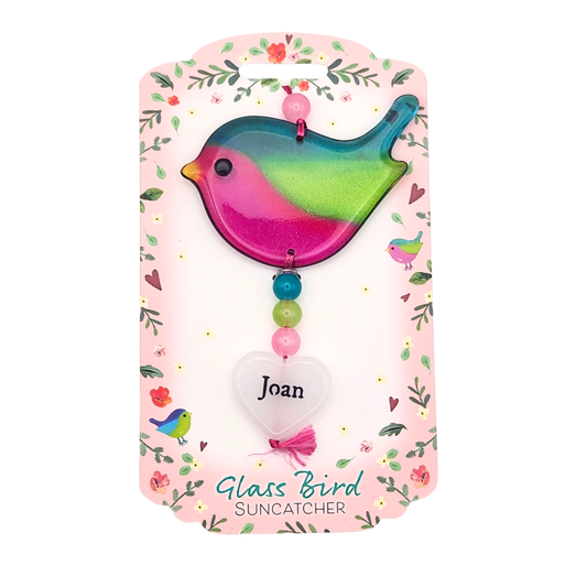 Glass Bird Suncatcher - Joan