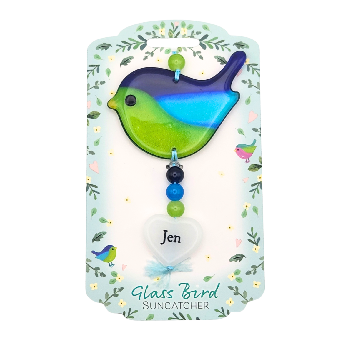 Glass Bird Suncatcher - Jen